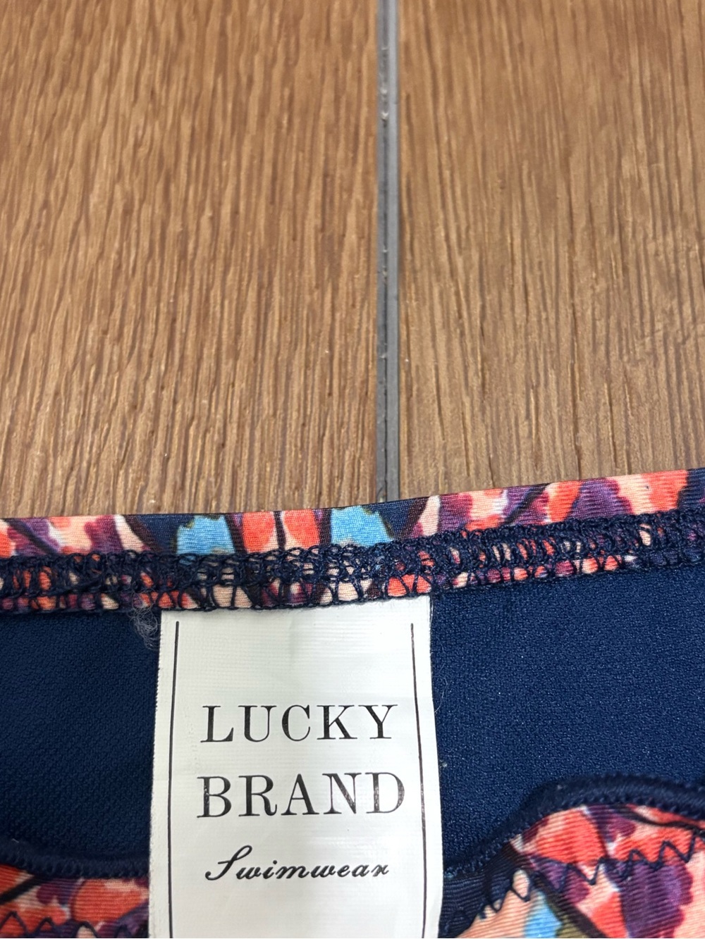 Lucky Brand Tankini Swimsuit Set Medium Boho Paisley Print 2 Piece - Picture 6 of 10